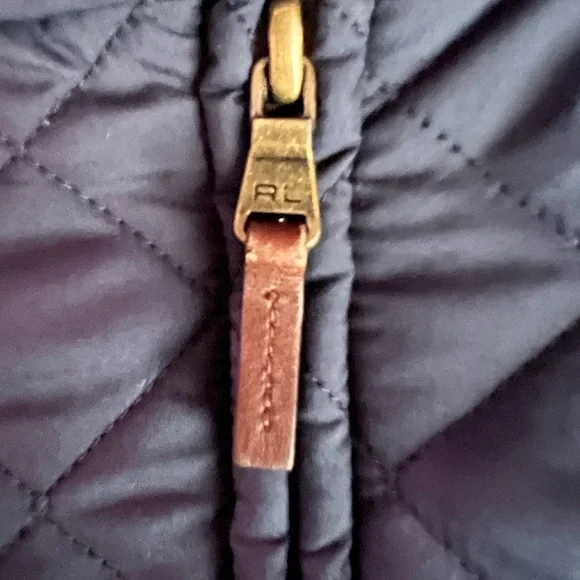 Ralph Lauren Blue Navy -Utility Jacket with Quilted Design Size 16 Girls - Picture 5 of 11